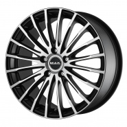 MAK Fatale 8x18 5x110 ET35 D65.1 Ice Black