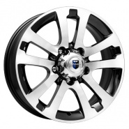 КиК Сахара-Patriot 7x18 5x139.7 ET35 D108.5 Алмаз-черный