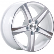 Скад Сакура 6.5x15 5x112 ET43 D57.1 Алмаз белый
