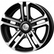 КиК Палладика 7x16 5x139.7 ET5 D110.1 Алмаз-черный