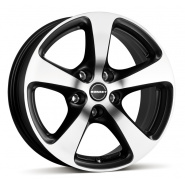 Borbet CC 7x16 5x115 ET40 D70.1 Schwarz polished matt