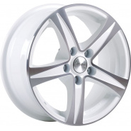 Скад Сакура 6.5x15 5x112 ET43 D57.1 алмаз-белый
