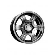 КиК Байконур 7x15 6x139.7 ET20 D110.1 Дарк платинум