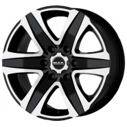 MAK Stone 6 8x18 6x139.7 ET50 D93.1 Black mirror
