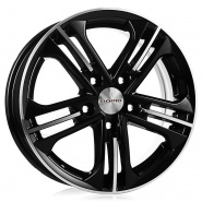 КиК Trinity 6x15 5x114.3 ET46 D67.1 Алмаз-черный