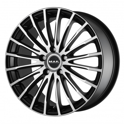 MAK Fatale 7.5x17 5x112 ET30 D76 Ice Black - 1
