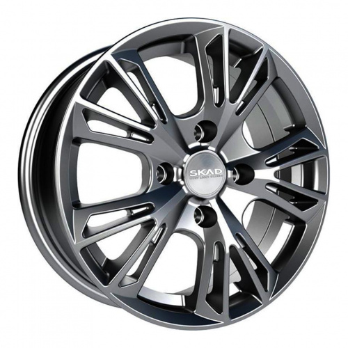 Скад Тулон 6x15 4x100 ET39 D67.1 Графит - 1