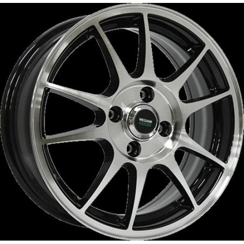 Megami MGM-5 6x15 4x114.3 ET40 D67.1 BKF - 1