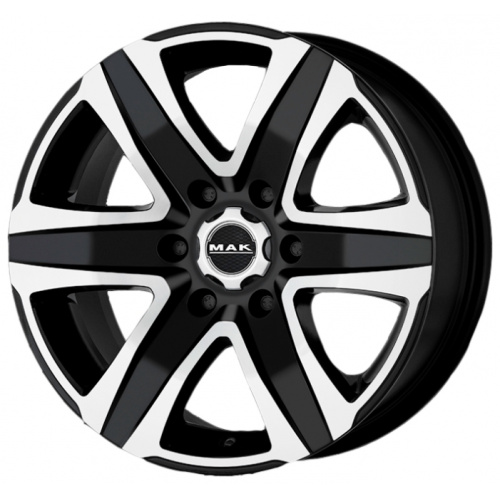 MAK Stone 6 8.5x20 6x114.3 ET30 D66.1 Black mirror - 1