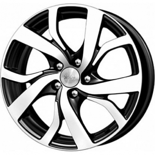 КиК Палермо 6.5x16 5x114.3 ET40 D67.1 Алмаз-черный - 1