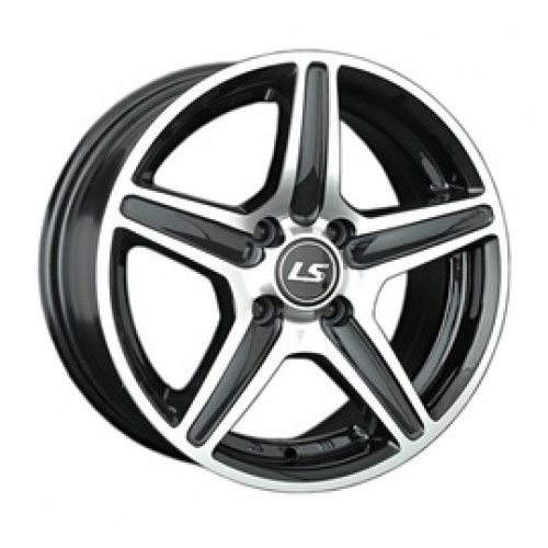 LS Wheels LS345 7x16 4x108 ET27 D65.1 BKF - 1