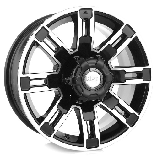 КиК Полюс 7.5x16 6x139.7 ET30 D108.1 Алмаз-черный - 1