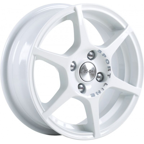 Скад Ягуар 5.5x14 4x100 ET38 D67.1 Алмаз белый - 1