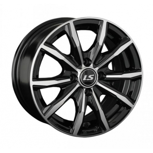 LS Wheels LS786 6x14 4x98 ET35 D58.6 BKF - 1