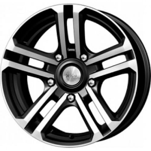 КиК Палладика 7x16 5x139.7 ET5 D98 Алмаз-черный - 1