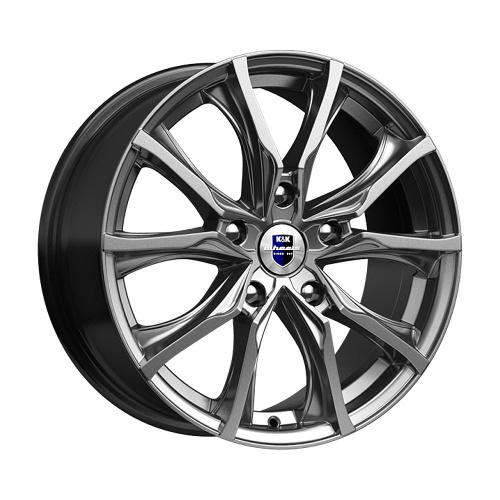 КиК Твист 7.5x17 5x112 ET47 D57.1 Дарк платинум - 1