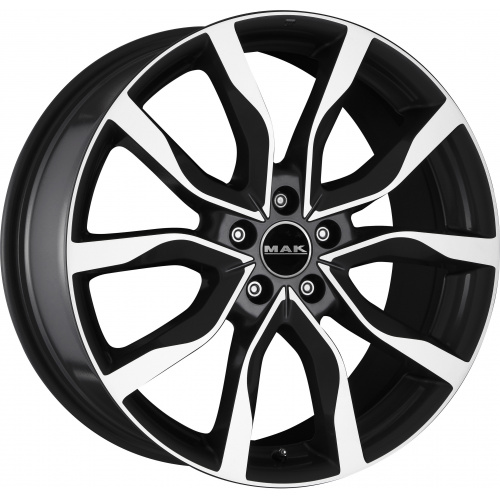 MAK Highlands 8.5x20 5x120 ET53 D72.6 Black mirror - 1