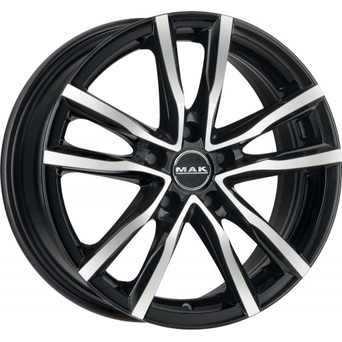 MAK Milano 7x18 5x114.3 ET40 D76 Black mirror - 1