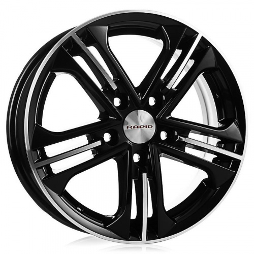 КиК Trinity 6x15 5x114.3 ET46 D67.1 Алмаз-черный - 1