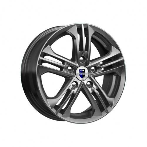 КиК Trinity 6x15 5x114.3 ET50 D67.1 Дарк платинум - 1